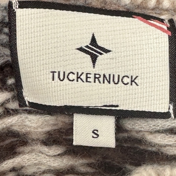 Tuckernuck Fair Isle Wool Blend Turtleneck Sweater Cropped Women's Size Small - Picture 4 of 6